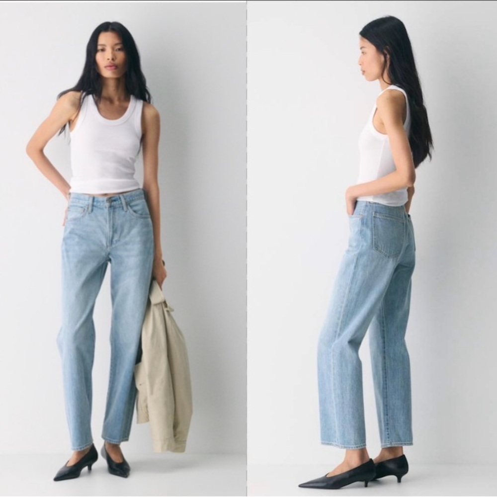 Denim Forum The '90s Marlo Hi-Rise Baggy Jean Sz 26